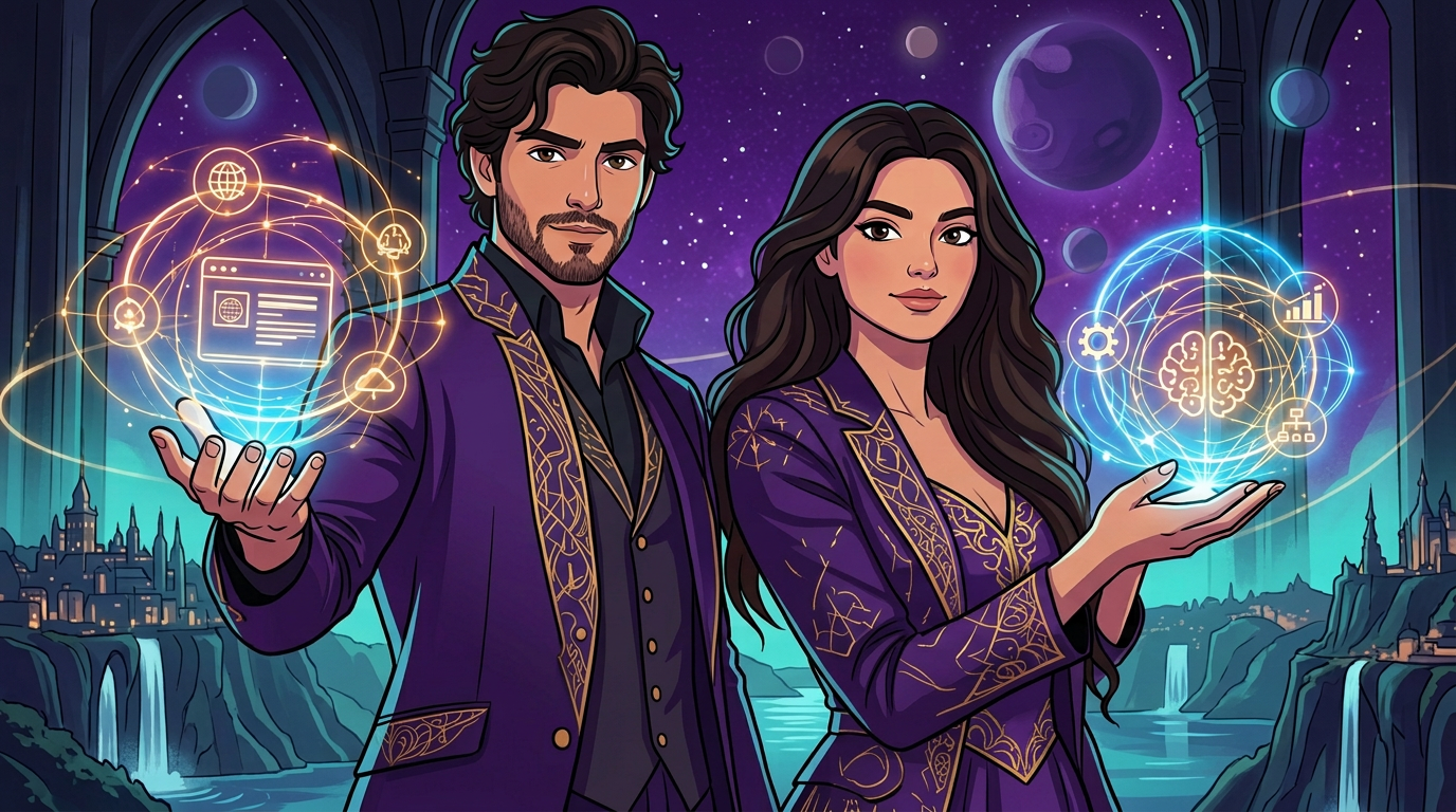 Illustration for: The Tech Wizards